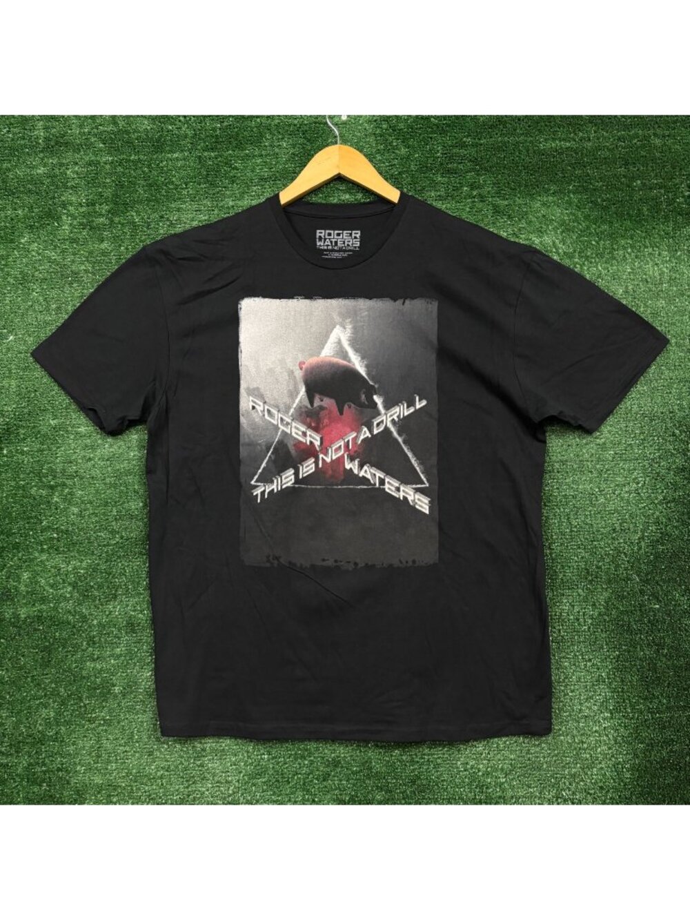 Roger Waters "This Is Not A Drill" Concert Tour Graphic Rock T-Shirt Size Extra
